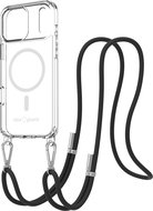 AlzaGuard Luxe Detach Lanyard Case Compatible with MagSafe for iPhone 17 Pro Max black - Phone Cover