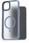 AlzaGuard Matte Case Compatible with MagSafe iPhone 15 Plus készülékhez, világoskék - Telefon tok