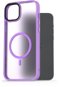 AlzaGuard Matte Case Compatible with MagSafe für iPhone 15 Plus hellviolett - Handyhülle