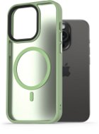 AlzaGuard Matte Case Compatible with MagSafe pre iPhone 15 Pro zelený - Kryt na mobil