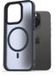Telefon tok AlzaGuard Matte Case iPhone 15 Pro MagSafe sötétkék tok - Kryt na mobil