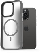 Kryt na mobil AlzaGuard Matte Case Compatible with Magsafe pre iPhone 15 Pro sivý - Kryt na mobil
