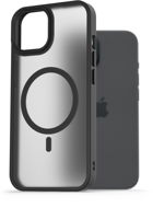 Handyhülle AlzaGuard Matte Case Compatible with MagSafe für iPhone 15 schwarz - Kryt na mobil