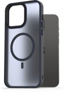 AlzaGuard Matte Case Compatible with MagSafe iPhone 15 Pro Max készülékhez, sötétkék - Telefon tok