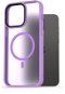 AlzaGuard Matte Case Compatible with MagSafe für iPhone 15 Pro Max hellviolett - Handyhülle