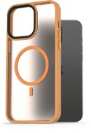 AlzaGuard Matte Case iPhone 15 Pro Max MagSafe sárga tok - Telefon tok
