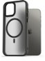 AlzaGuard Matte Case Compatible with MagSafe iPhone 12/12 Pro készülékhez, fekete - Telefon tok
