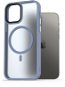 Telefon tok AlzaGuard Matte Case iPhone 12/12 Pro MagSafe világoskék tok - Kryt na mobil