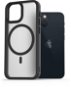 AlzaGuard Matte Case Compatible with MagSafe iPhone 13 Mini készülékhez, fekete - Telefon tok