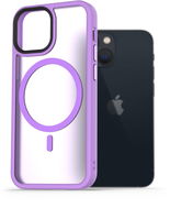 Handyhülle AlzaGuard Matte Case Compatible with MagSafe für iPhone 13 Mini hellviolett - Kryt na mobil