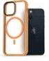 AlzaGuard Matte Case Compatible with MagSafe iPhone 13 Mini készülékhez, sárga - Telefon tok
