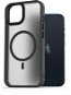 Telefon tok AlzaGuard Matte Case Compatible iPhone 13 MagSafe fekete tok - Kryt na mobil