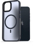 AlzaGuard Matte Case Compatible with MagSafe iPhone 13 készülékhez, sötétkék - Telefon tok