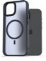 Telefon tok AlzaGuard Matte Case iPhone 15 MagSafe sötétkék tok - Kryt na mobil