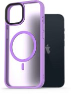 Telefon tok AlzaGuard Matte Case Compatible with MagSafe iPhone 13 készülékhez, világos lila - Kryt na mobil
