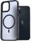 Telefon tok AlzaGuard Matte Case iPhone 14 MagSafe sötétkék tok - Kryt na mobil