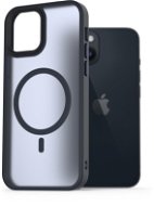 AlzaGuard Matte Case Compatible with MagSafe iPhone 14 készülékhez, sötétkék - Telefon tok