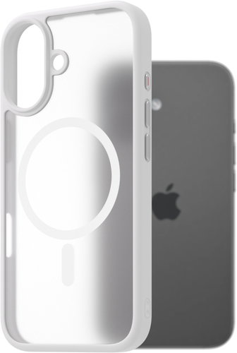 AlzaGuard Matte Case Compatible with Magsafe for iPhone 17 white - Phone Cover - Main image