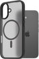 Phone Cover AlzaGuard Matte Case Compatible with MagSafe for iPhone 17 black - Kryt na mobil