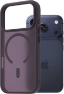 AlzaGuard Matte Case Compatible with Magsafe for iPhone 17 Pro dark purple - Phone Cover