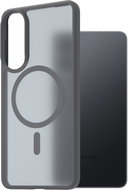 AlzaGuard Matte Case Compatible with Magsafe for Samsung Galaxy S25 EDGE grey - Phone Cover