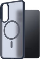 AlzaGuard Matte Case Compatible with Magsafe for Samsung Galaxy S25 EDGE dark blue - Phone Cover