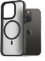 AlzaGuard Matte Case Compatible with MagSafe iPhone 14 Pro készülékhez, fekete - Telefon tok