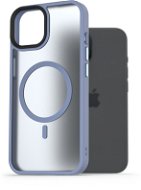 Telefon tok AlzaGuard Matte Case iPhone 15 MagSafe világoskék tok - Kryt na mobil