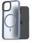 Telefon tok AlzaGuard Matte Case iPhone 15 MagSafe világoskék tok - Kryt na mobil