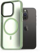 AlzaGuard Matte Case Compatible with MagSafe pre iPhone 14 Pro zelený - Kryt na mobil