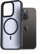 AlzaGuard Matte Case iPhone 14 Pro MagSafe sötétkék tok - Telefon tok