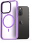 AlzaGuard Matte Case iPhone 14 Pro MagSafe világoslila tok - Telefon tok
