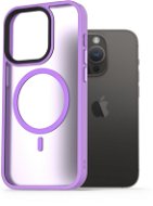 AlzaGuard Matte Case Compatible with MagSafe iPhone 14 Pro készülékhez, világos lila - Telefon tok