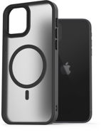 Handyhülle AlzaGuard Matte Case Compatible with Magsafe für das iPhone 11 schwarz - Kryt na mobil