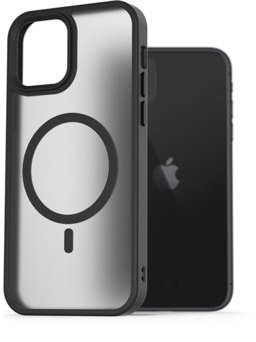 AlzaGuard Matte Case Compatible with Magsafe for iPhone 11 black - Phone Cover - Main image