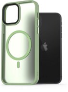 AlzaGuard Matte iPhone 11 Magsafe zöld tok - Telefon tok