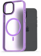 AlzaGuard Matte Case iPhone 15 MagSafe világoslila tok - Telefon tok