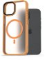 Telefon tok AlzaGuard Matte Case iPhone 15 MagSafe sárga tok - Kryt na mobil