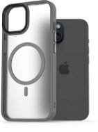 AlzaGuard Matte Case Compatible with Magsafe für das iPhone 15 Plus grau - Handyhülle