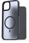AlzaGuard Matte Case Compatible with MagSafe iPhone 15 Plus készülékhez, sötétkék - Telefon tok