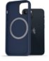 AlzaGuard Silicone Case Compatible with Magsafe iPhone 13 Mini kék tok - Telefon tok