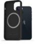 AlzaGuard Silicone Case Compatible with Magsafe for iPhone 13 Black - Phone Cover