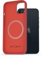AlzaGuard Silicone Case Compatible with Magsafe pre iPhone 13 červený - Kryt na mobil