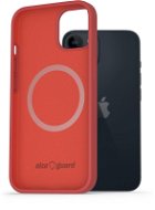 AlzaGuard Silicone Case Compatible with Magsafe iPhone 14 piros  mágneses szilikon tok - Telefon tok