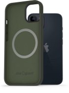 AlzaGuard Silicone Case Compatible with Magsafe iPhone 14 zöld mágneses szilikon tok - Telefon tok