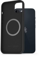 AlzaGuard Silicone Case Compatible with Magsafe tok iPhone 14 Plus készülékhez, fekete - Telefon tok