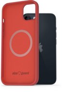AlzaGuard Silicone Case Compatible with Magsafe tok iPhone 14 Plus készülékhez, piros - Telefon tok