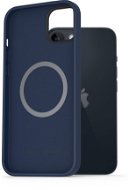 AlzaGuard Silicone Case Compatible with Magsafe tok iPhone 14 Plus készülékhez, kék - Telefon tok