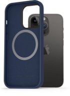 AlzaGuard Silicone Case Compatible with Magsafe iPhone 14 Pro kék mágneses szilikon tok - Telefon tok