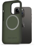 AlzaGuard Silicone Case Compatible with Magsafe iPhone 14 Pro zöld mágneses szilikon tok - Telefon tok